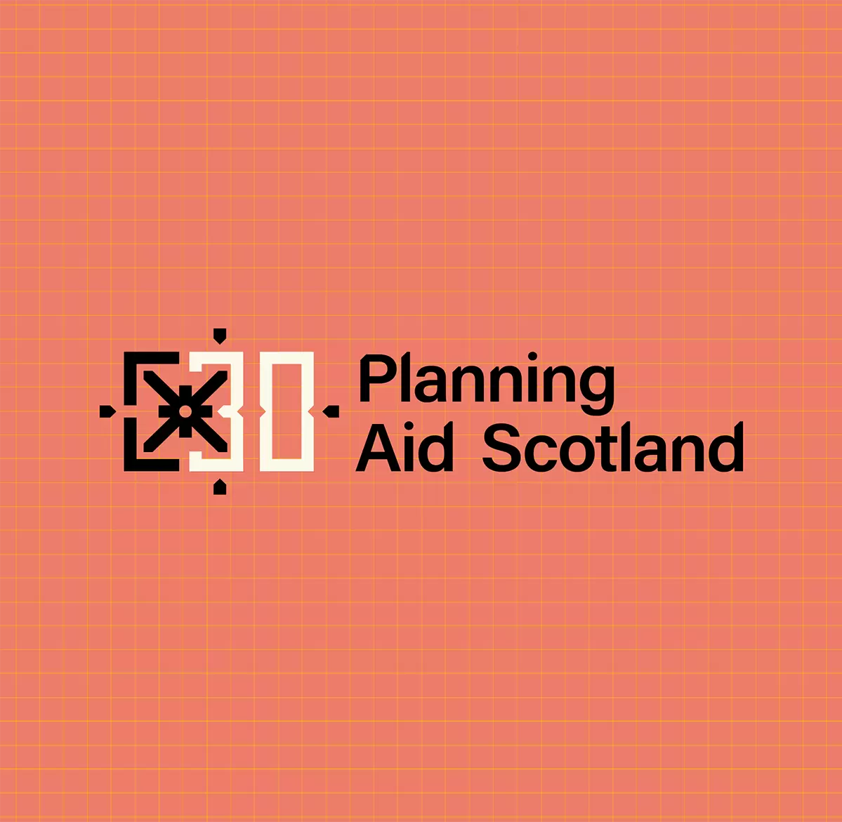 Planning Aid Scotland 30th year brand